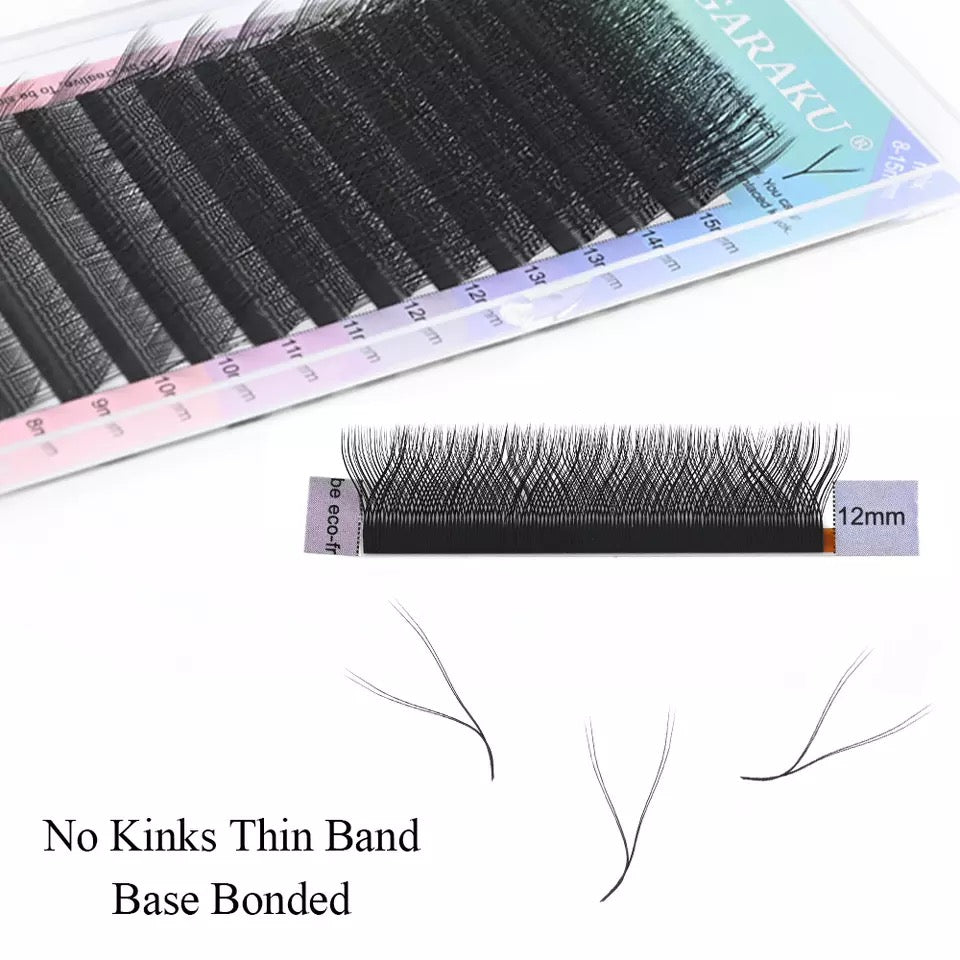 NAGARAKU 0.05mm C/D Curl Mix 8-15mm YY Shape Eyelash Extension