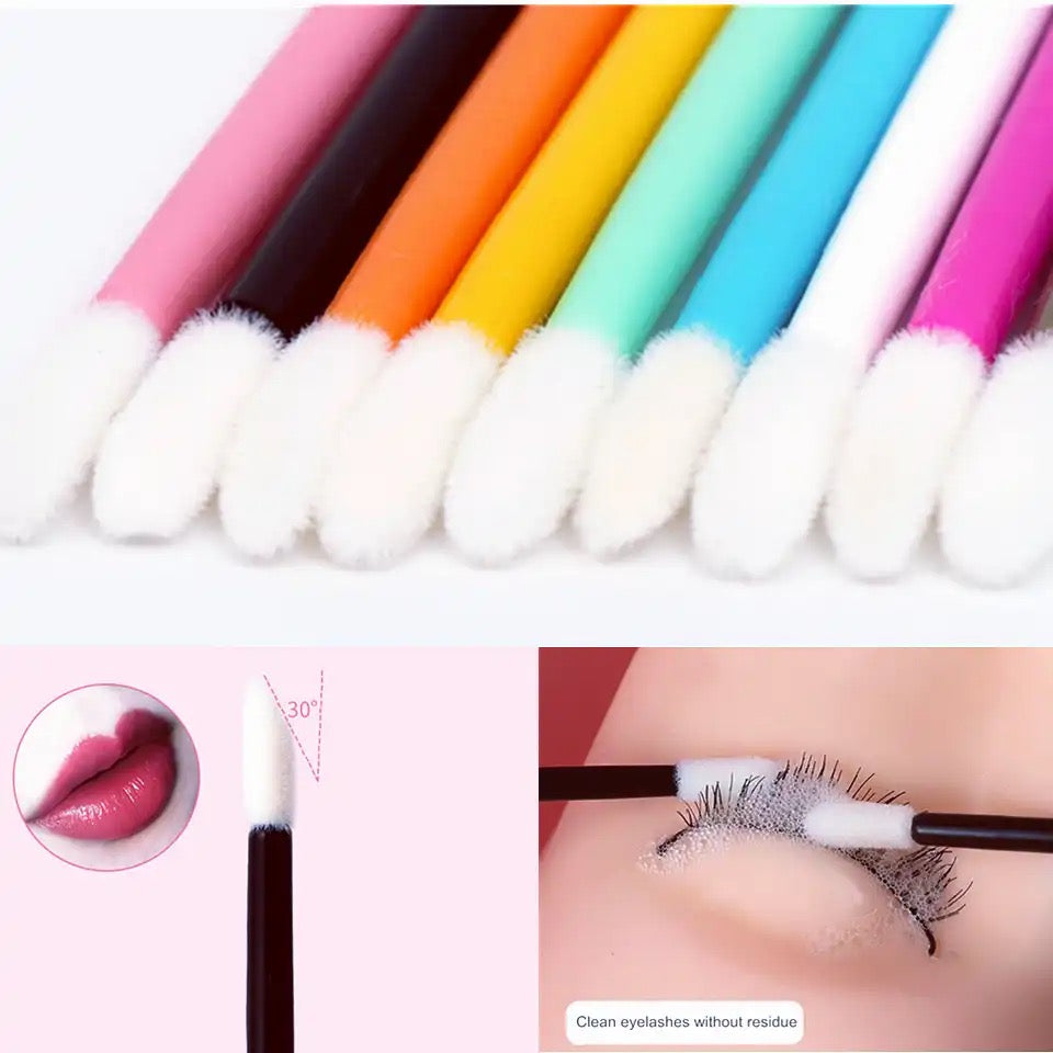 50Pcs Eyelash Brush Makeup Tools