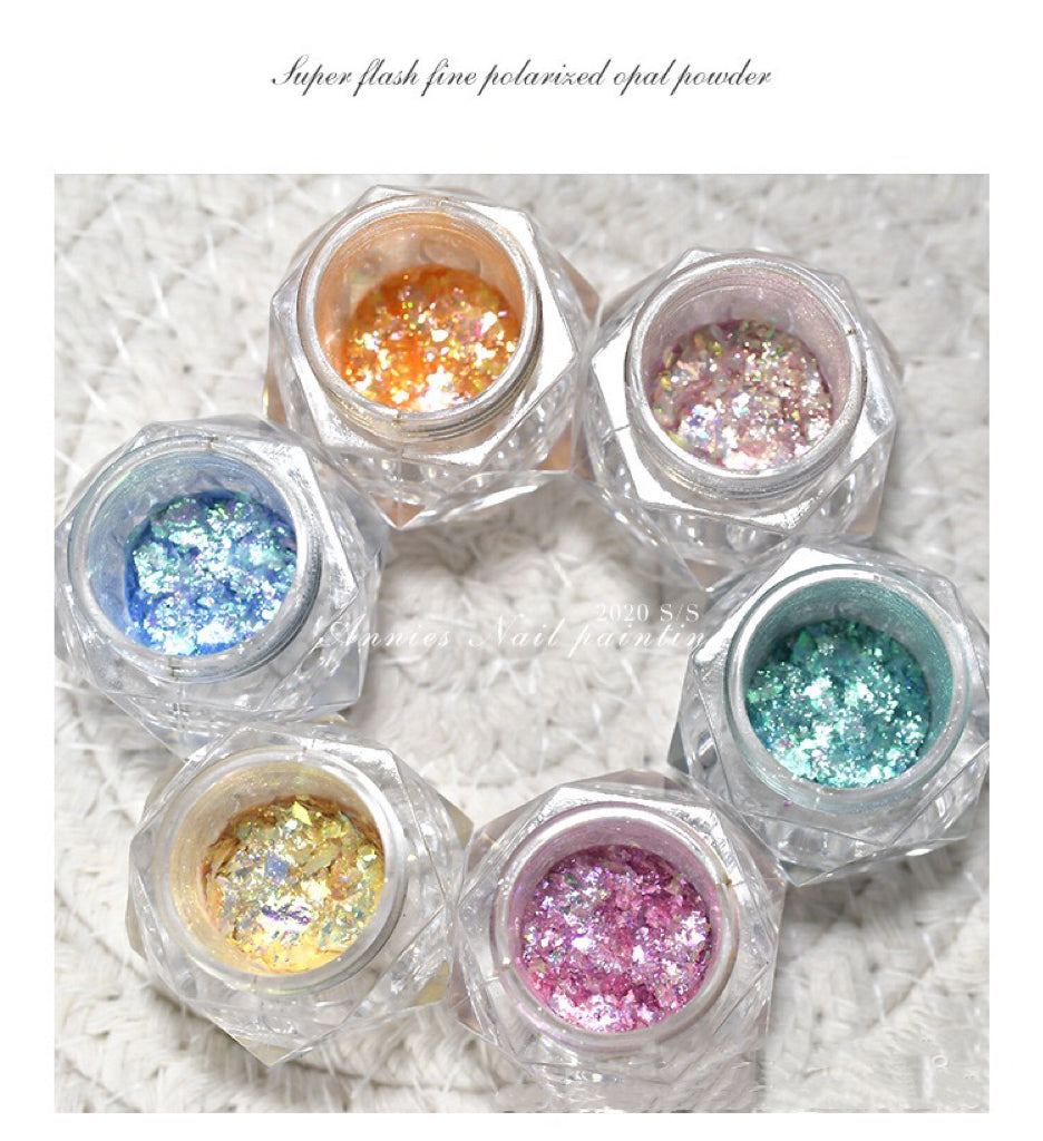 1Bottle Shiny Opal Crystal Powder