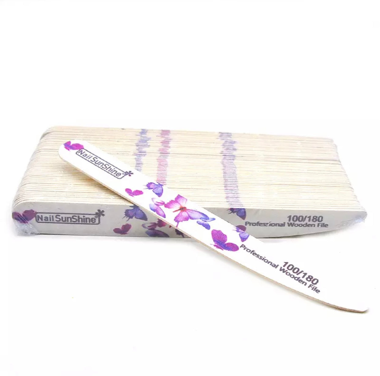 Double-sided Butterfly Professional Wood Nail File