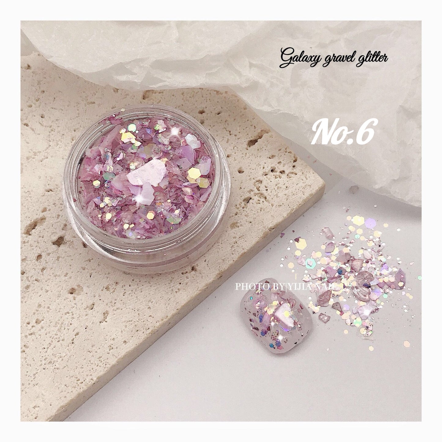 Nail Art Crystal Galaxy Powder