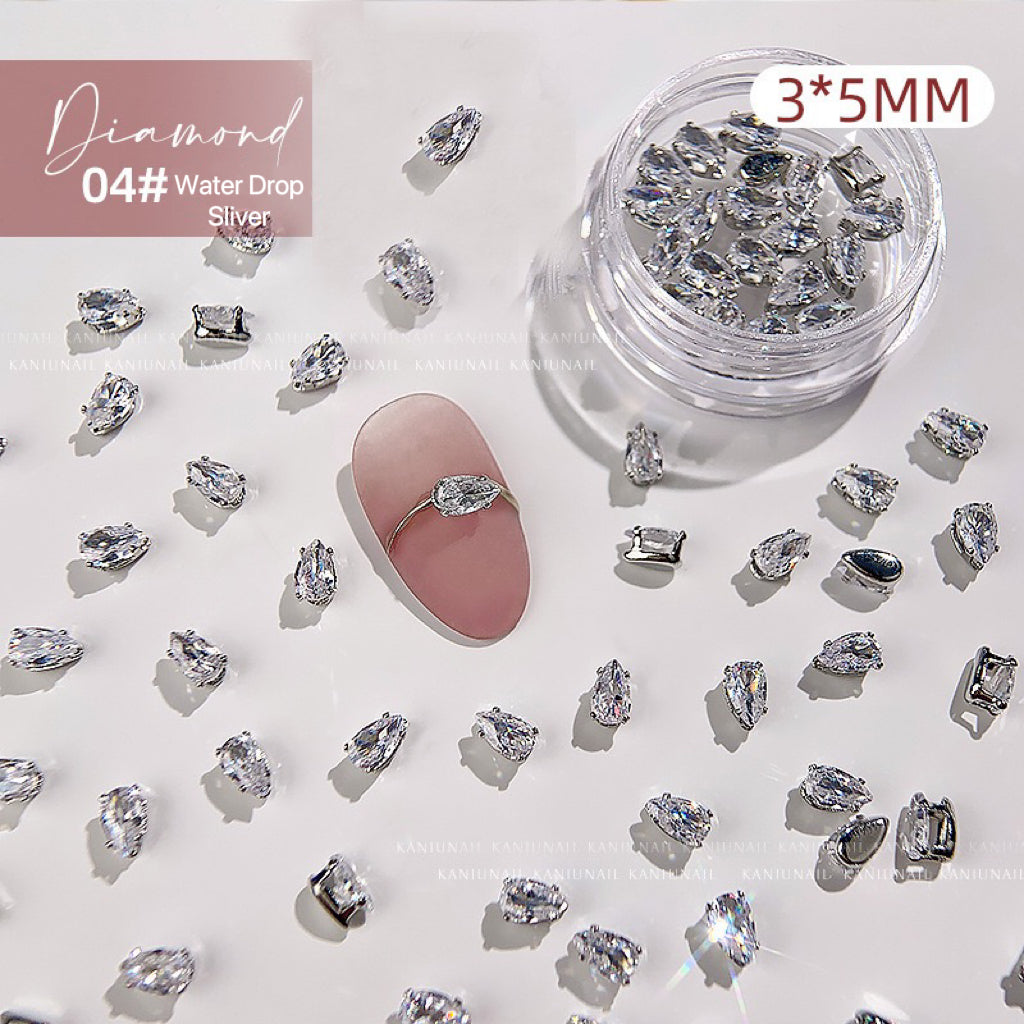 10pcs Nail Art Rhinestone Alloy Zircon charms