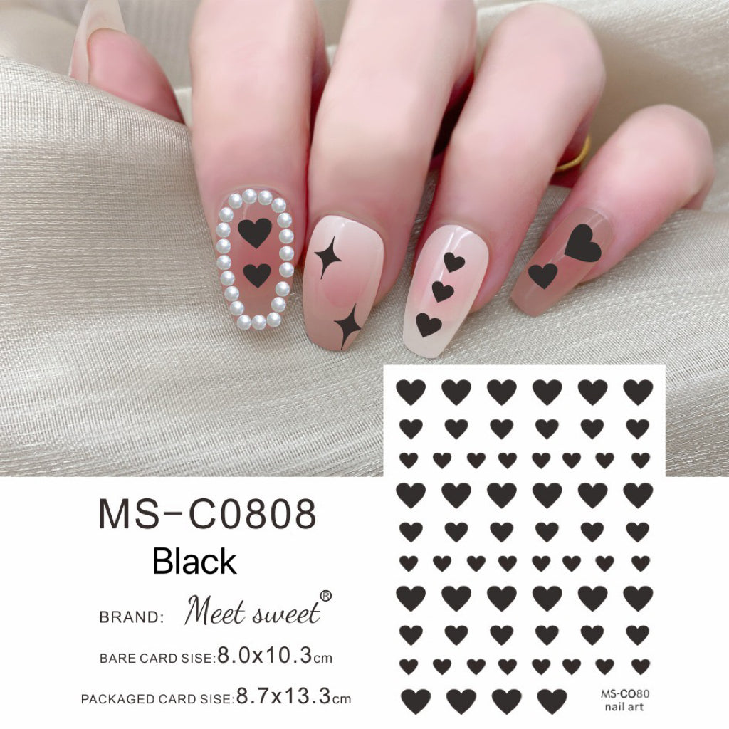 Star Love Nail Stickers Nail Art Decoration