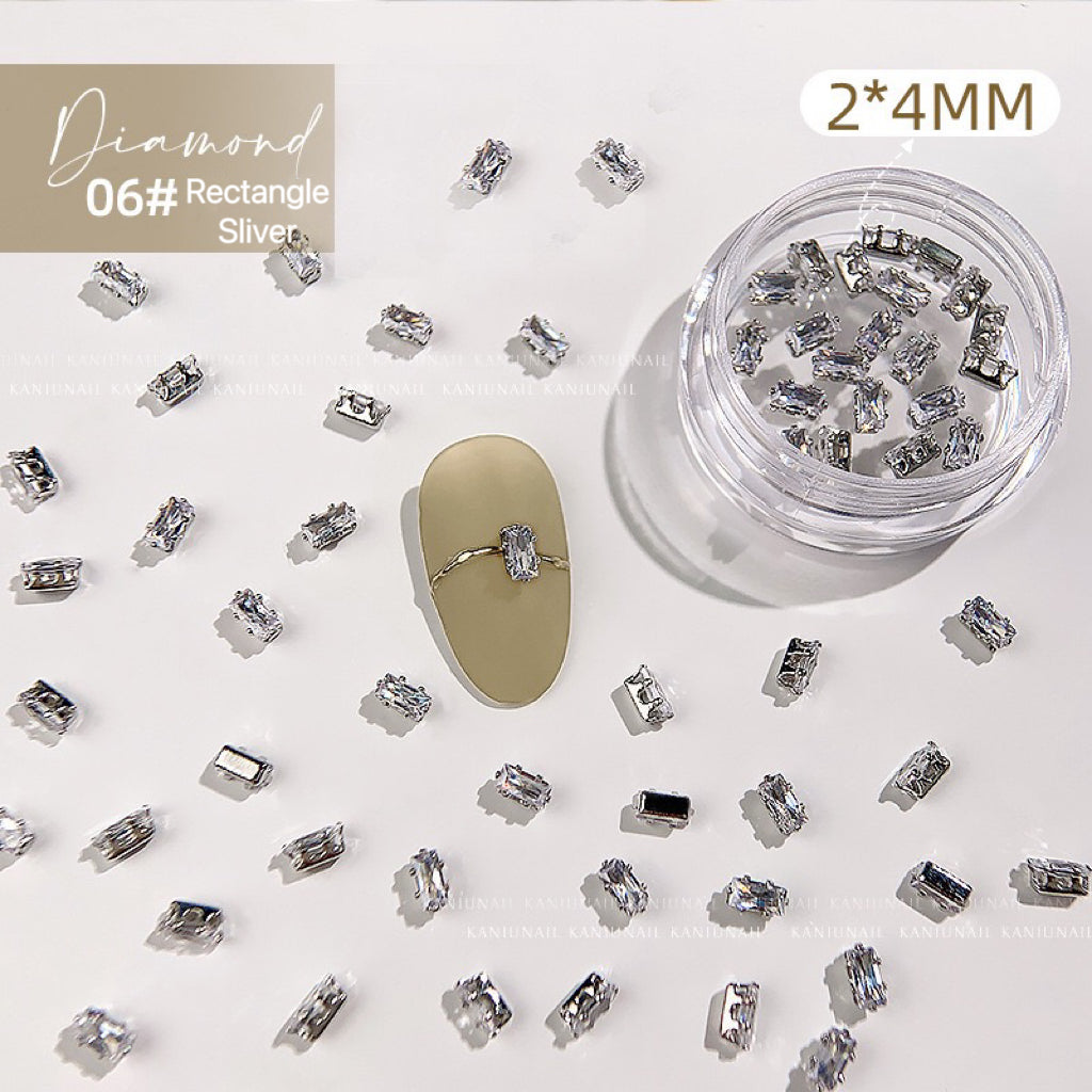 10pcs Nail Art Rhinestone Alloy Zircon charms