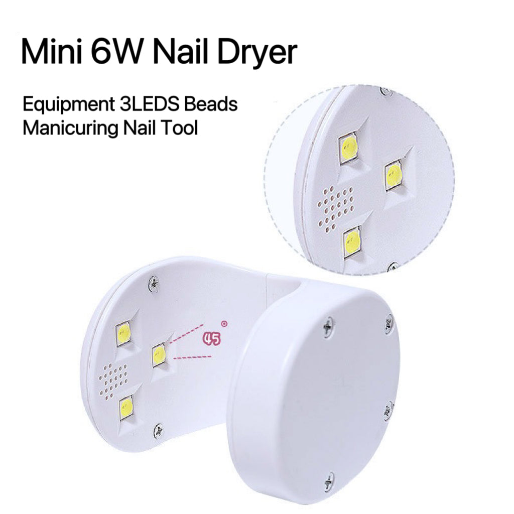 Mini 6W Nail Dryer LED UV Lamp