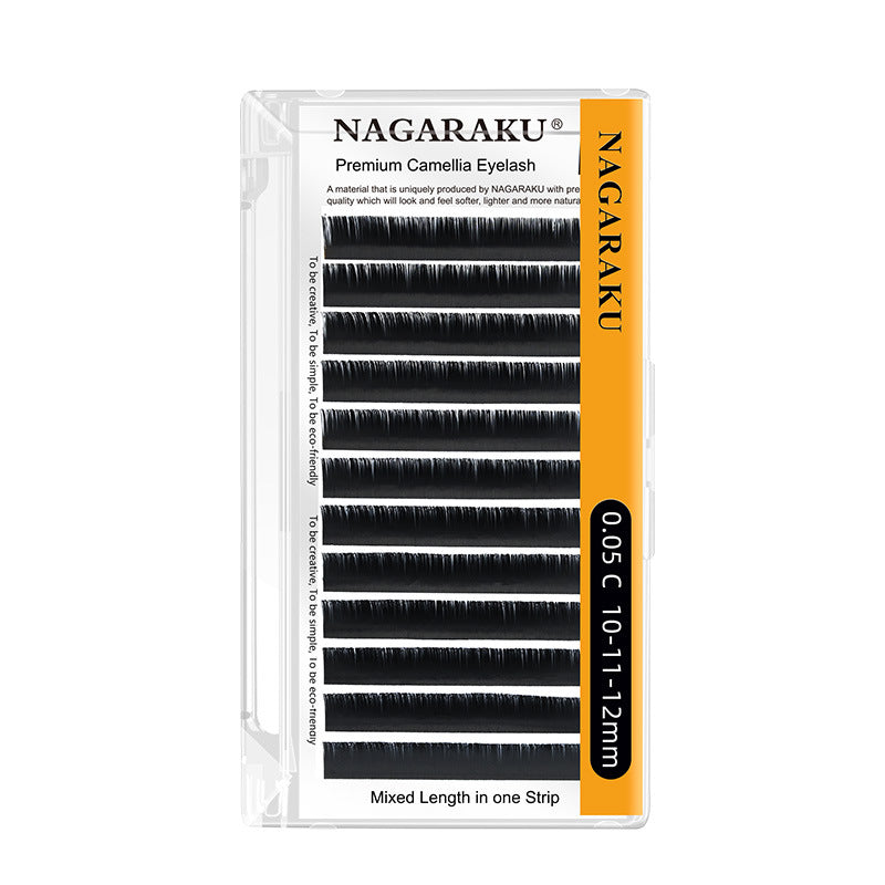 NAGARAKU 0.05mm C/D Curl Mix Camellia Volume Eyelash Extension Mixed