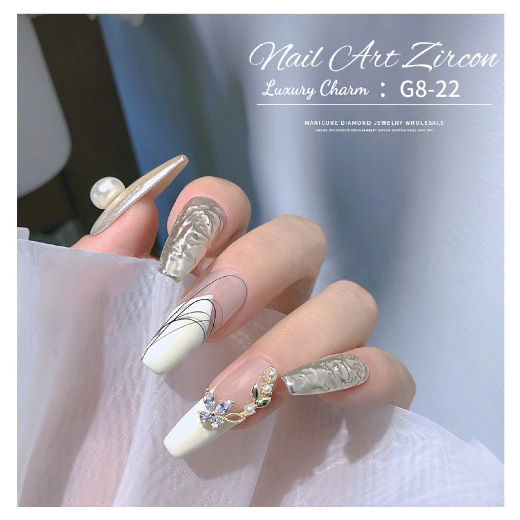 Nail Art Jewelry Luxury Charm Zircon 1Pcs