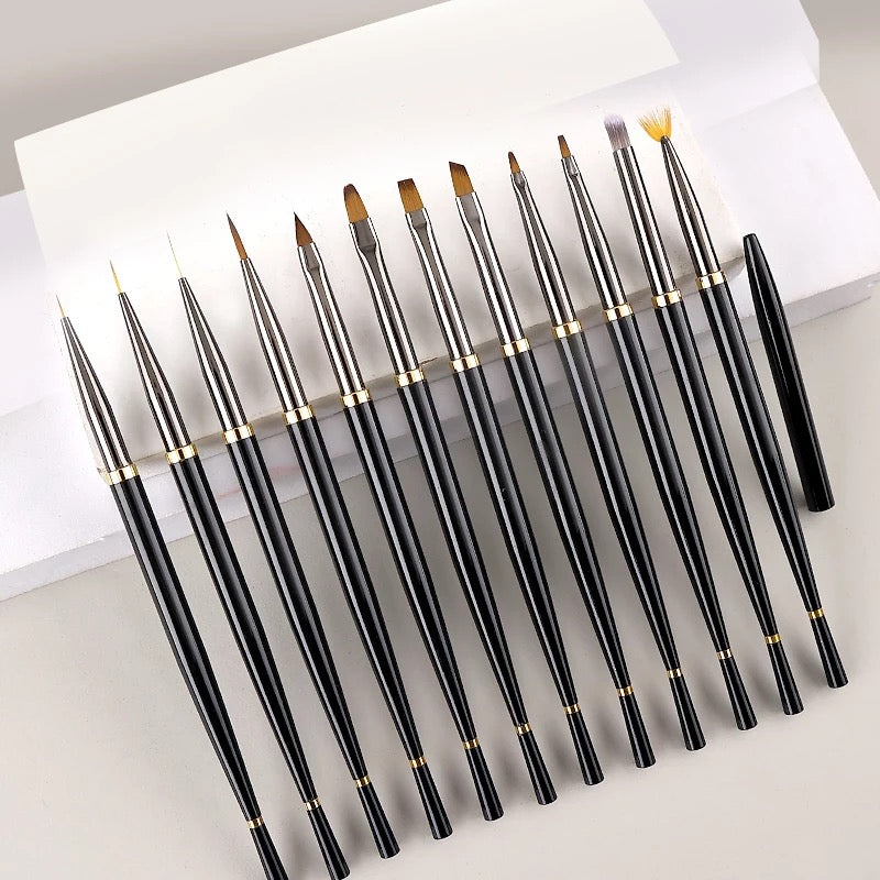 Nail Brush DIY Pattern Design Drawing Line Pen 1Pcs