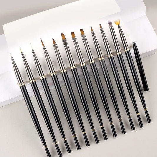 Nail Brush DIY Pattern Design Drawing Line Pen 1Pcs