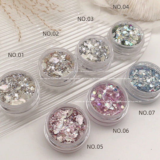 Nail Art Crystal Galaxy Powder