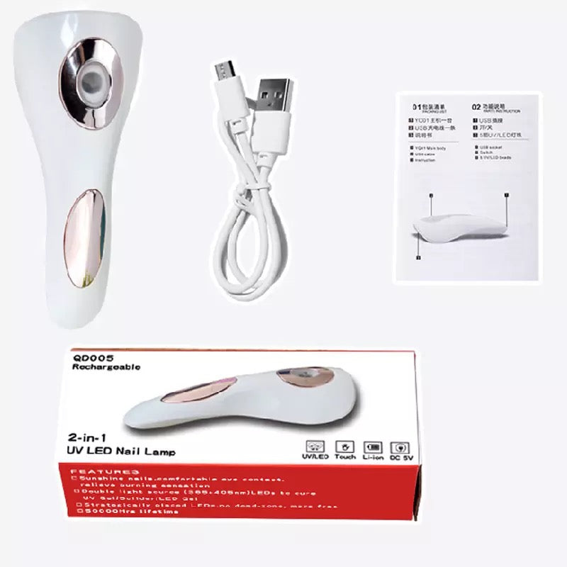 Mini LED Flashlight Lamp Nail Dryer