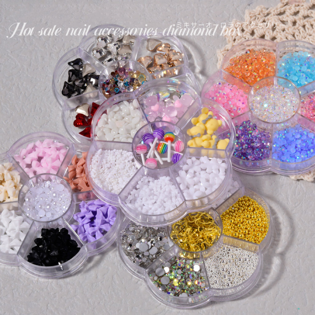 New Nail Art Jewelry 7-Pattern Mixed Set