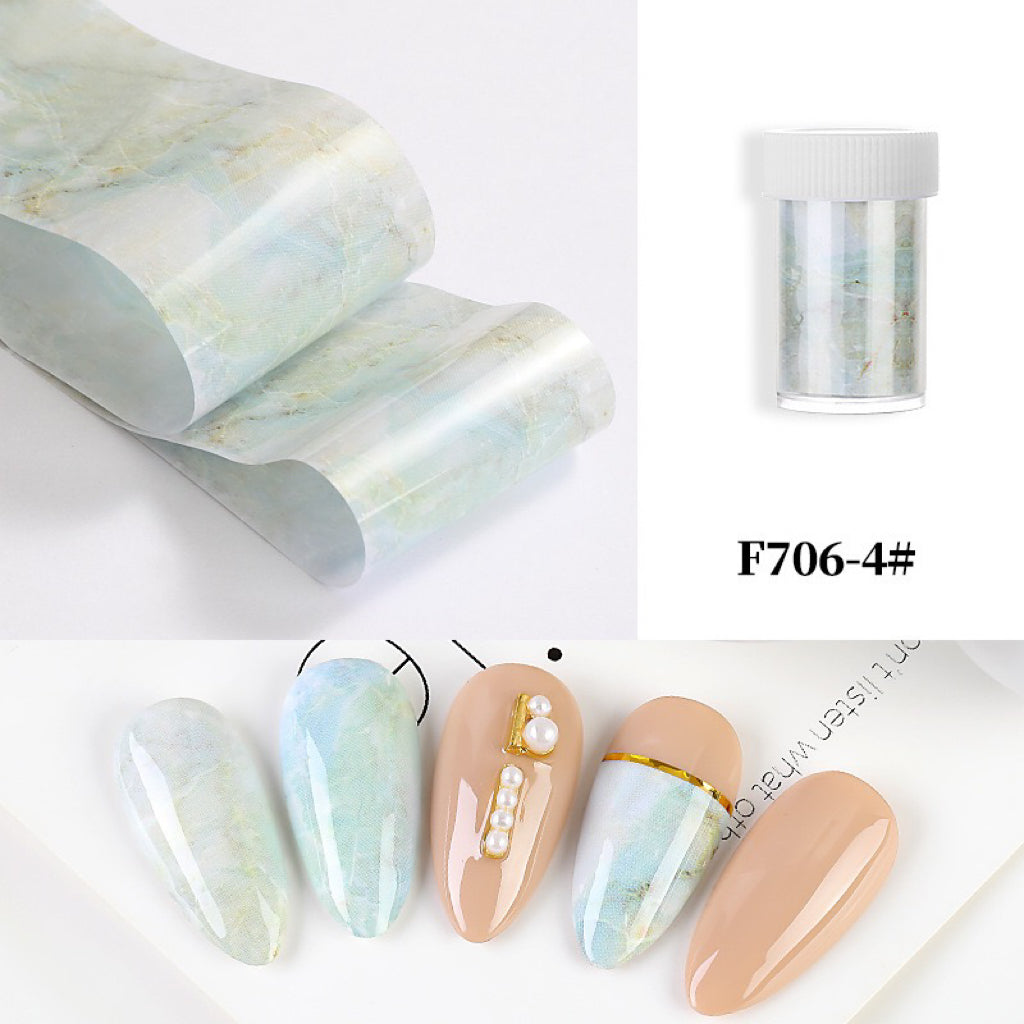 1Pcs Foils Paper Nail Art Paper Decoration Sticker