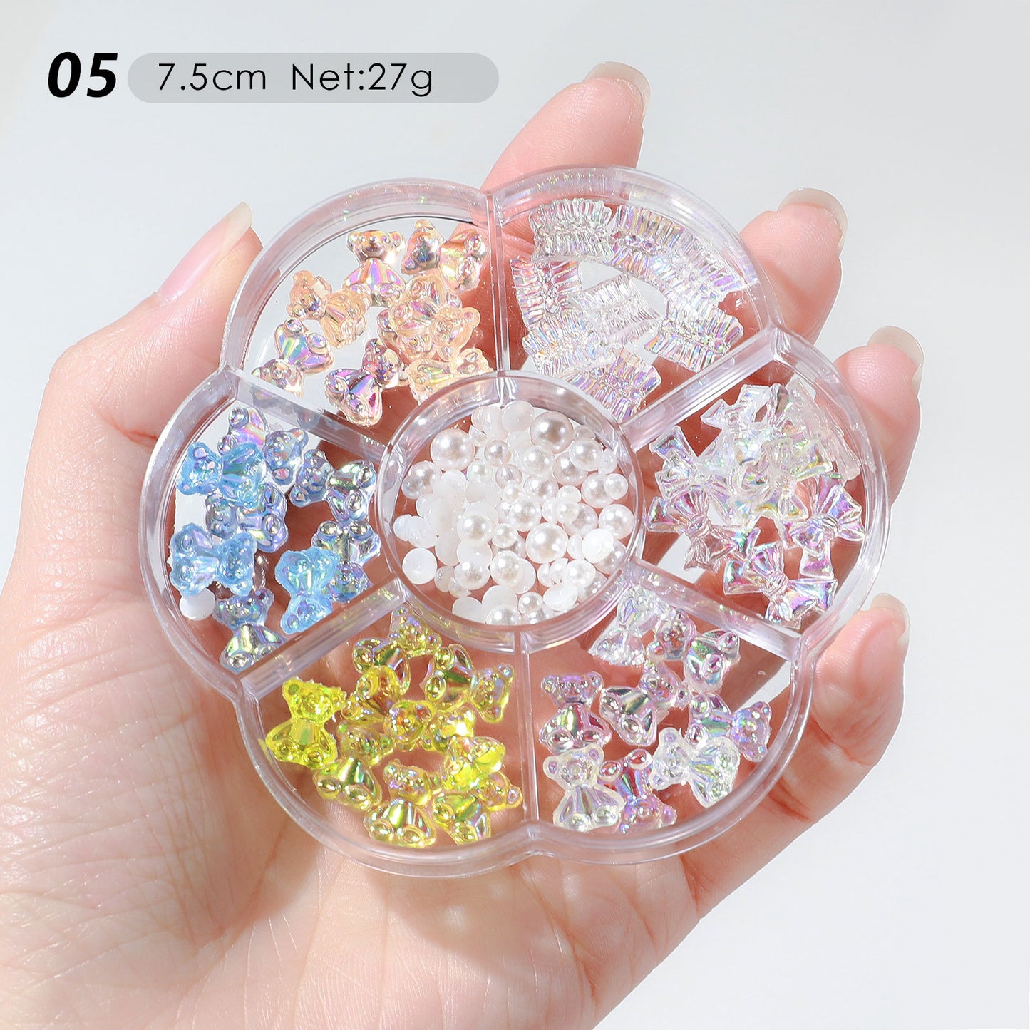 Nail Art Decorative Art Professional Seven Grid Of Mixed Accessories