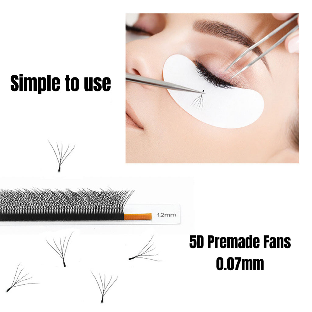 NAGARAKU 0.07mm C/D Curl Mix 8-15mm 5D Eyelash Extension