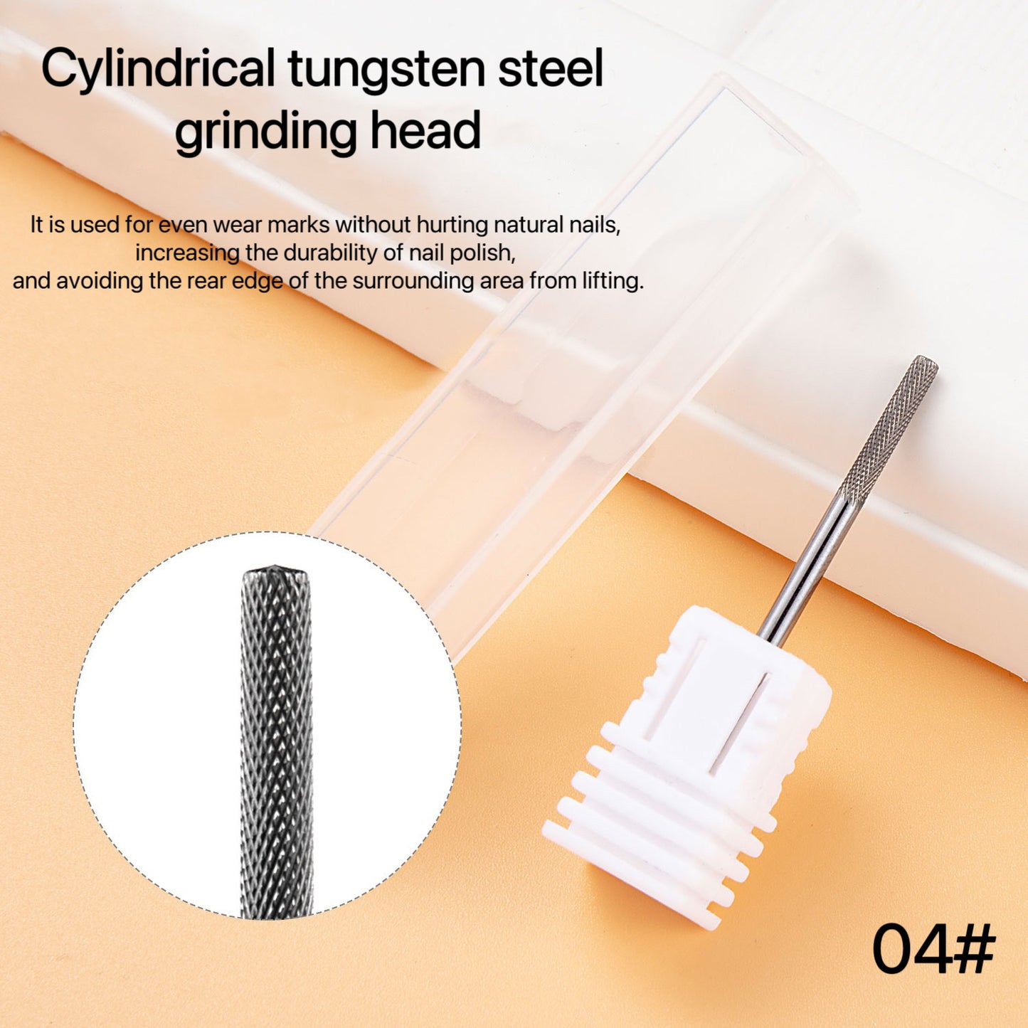 1PC High Quality Tungsten Carbide Grinding Head Nail Drill Bit