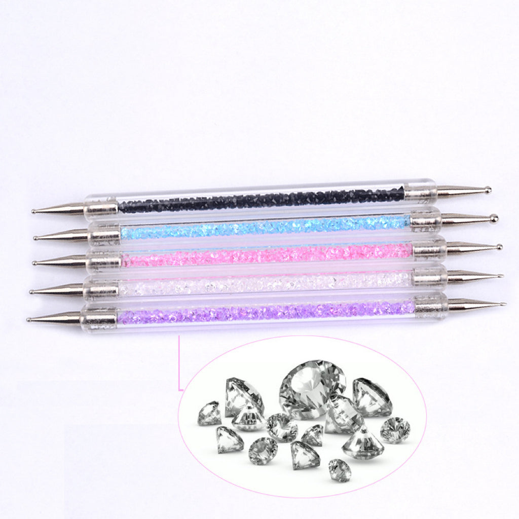 5Pcs/Set Acrylic 2 Ways Nail Art Dotting Pen