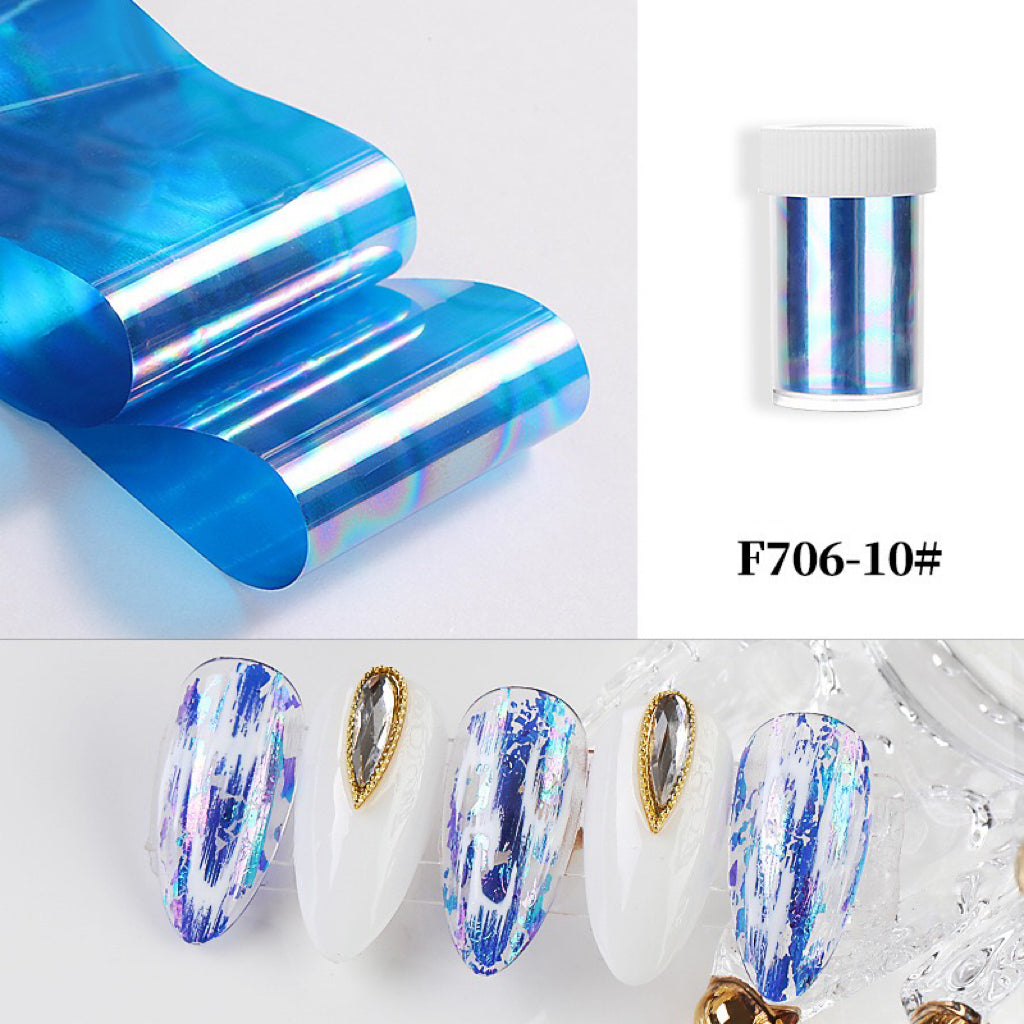 1Pcs Foils Paper Nail Art Paper Decoration Sticker