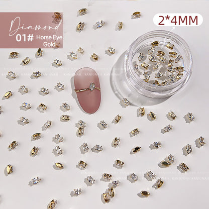 10pcs Nail Art Rhinestone Alloy Zircon charms