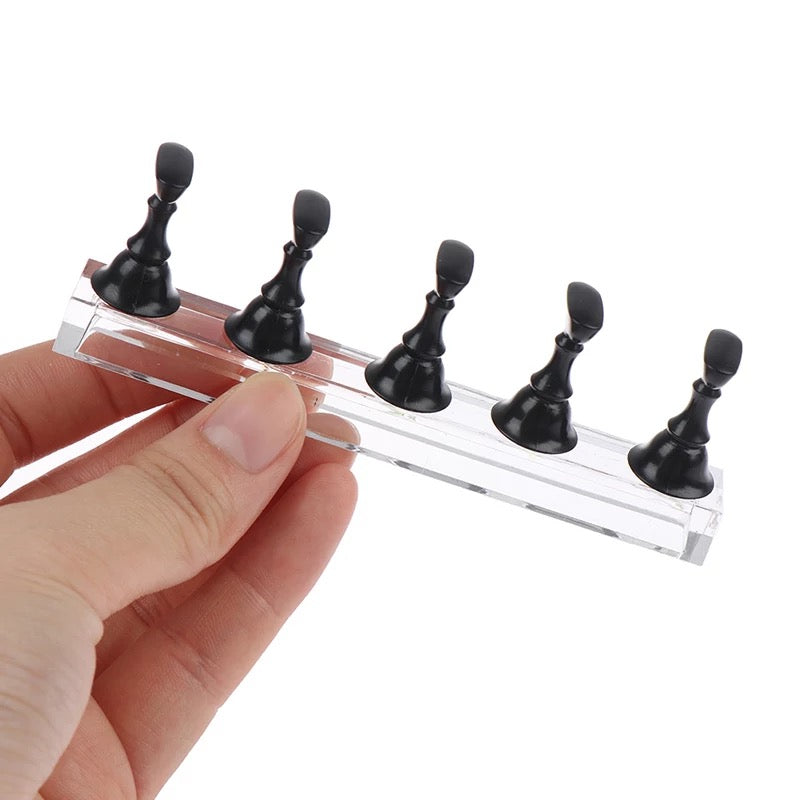 1Set False Nail Tips Practice Trainning Display Stand Holder