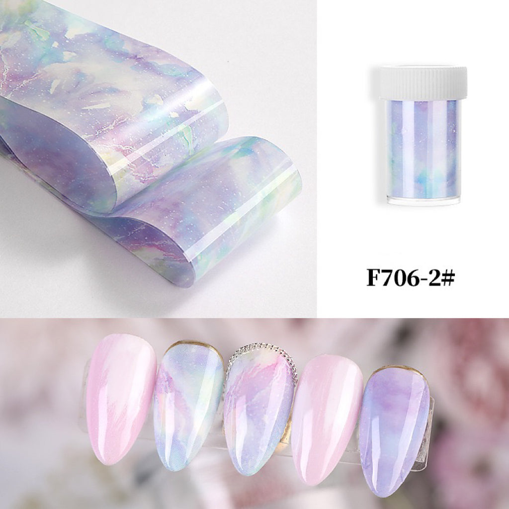 1Pcs Foils Paper Nail Art Paper Decoration Sticker