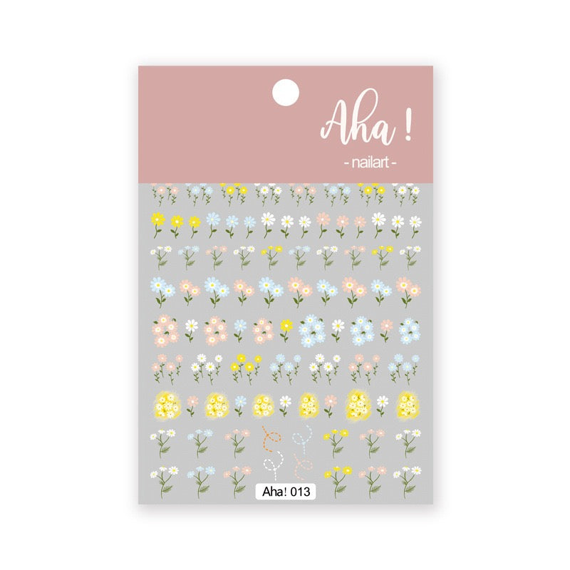 Flowers Nail Art Stickers