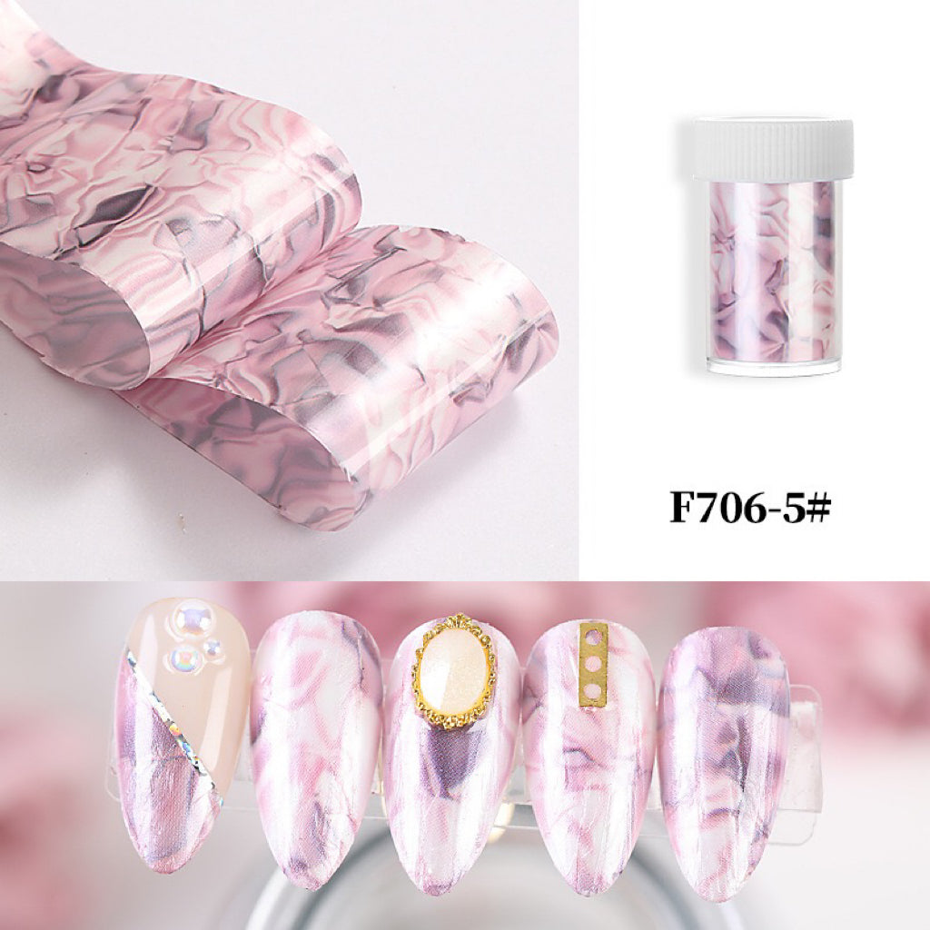 1Pcs Foils Paper Nail Art Paper Decoration Sticker