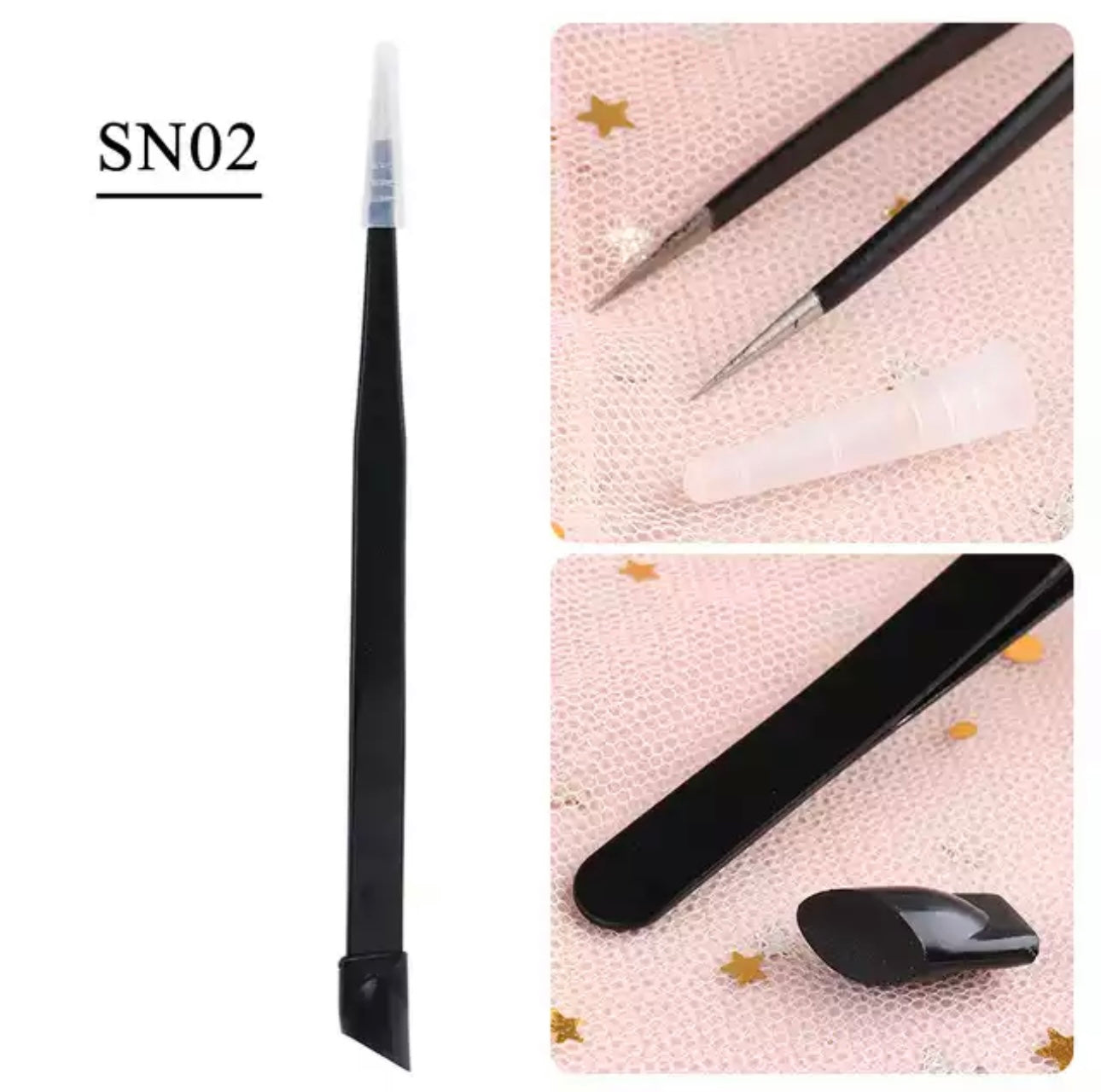 1pcs Double Sided Tweezers