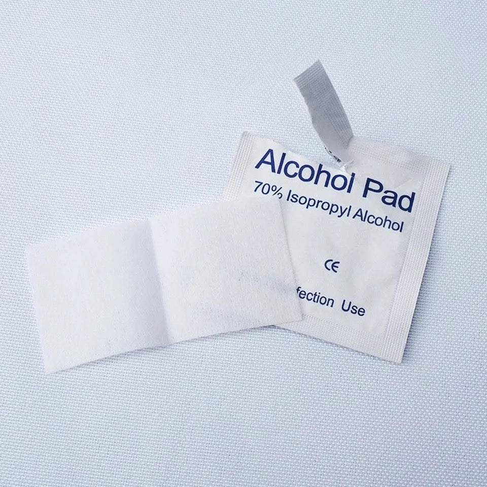 100pcs Alcohol Pad Wet Wipe 6*6cm