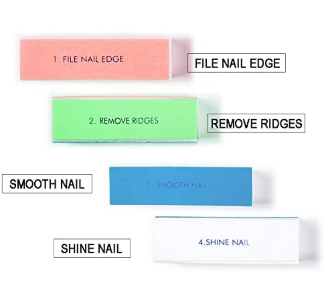 1Pcs Nail Art Buffer Block Nail File