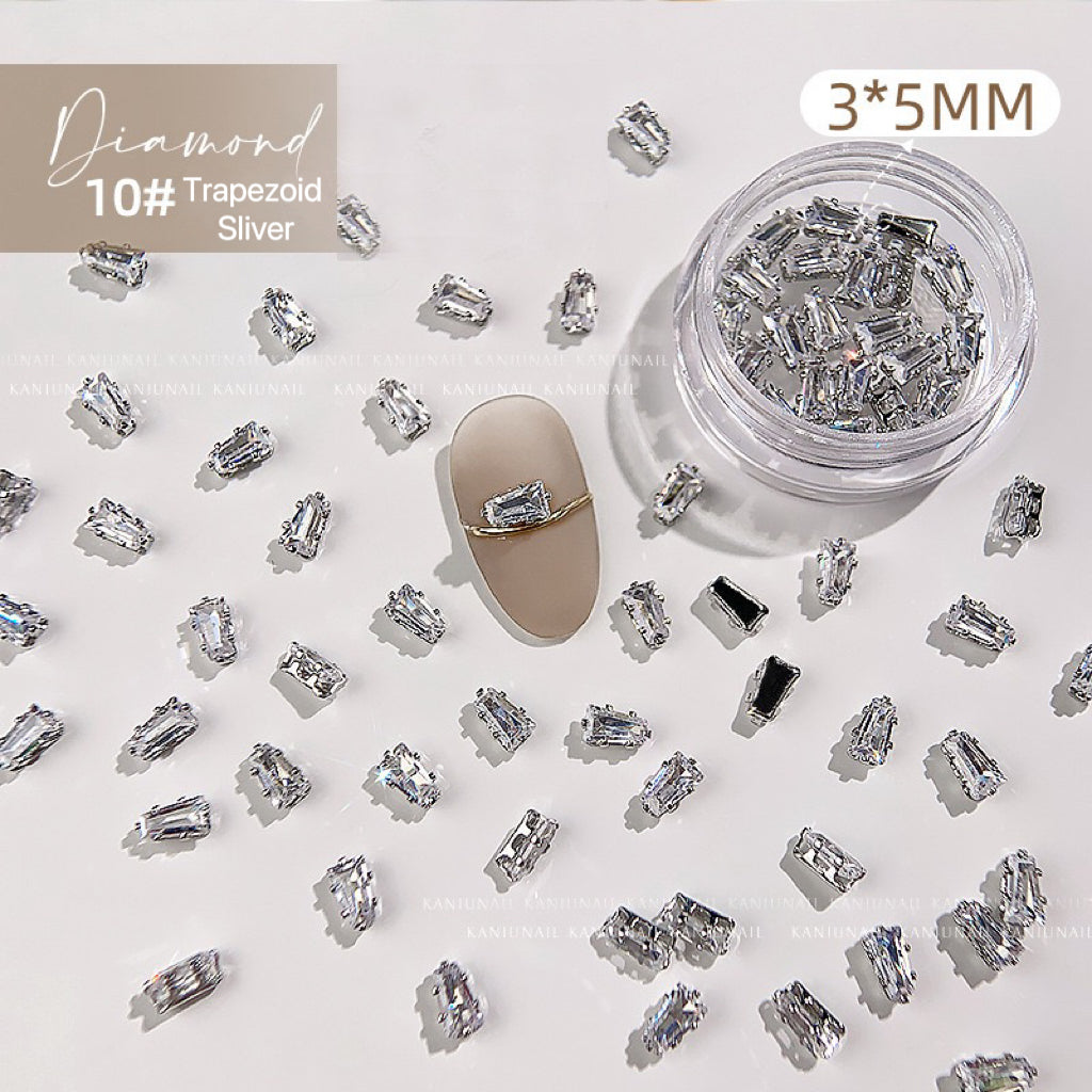 10pcs Nail Art Rhinestone Alloy Zircon charms