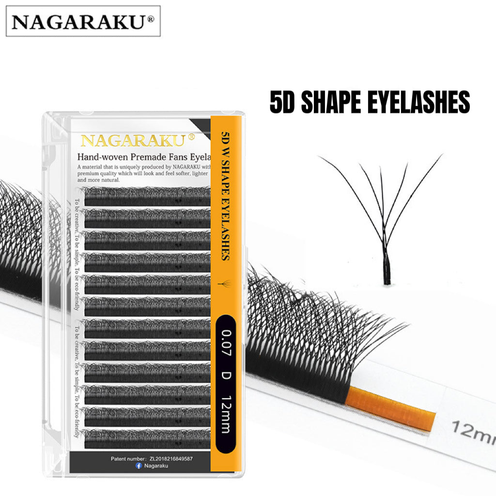 NAGARAKU 0.07mm C/D Curl Mix 8-15mm 5D Eyelash Extension