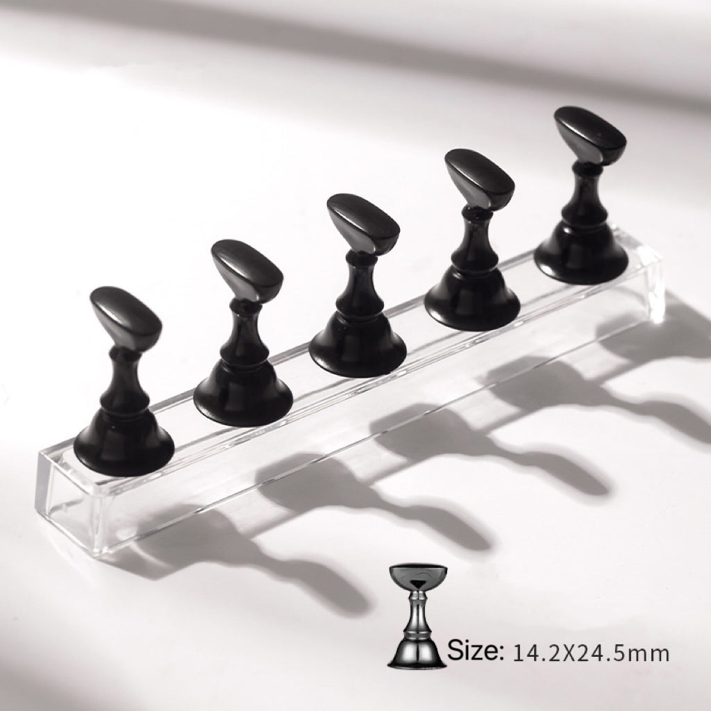 1Set False Nail Tips Practice Trainning Display Stand Holder