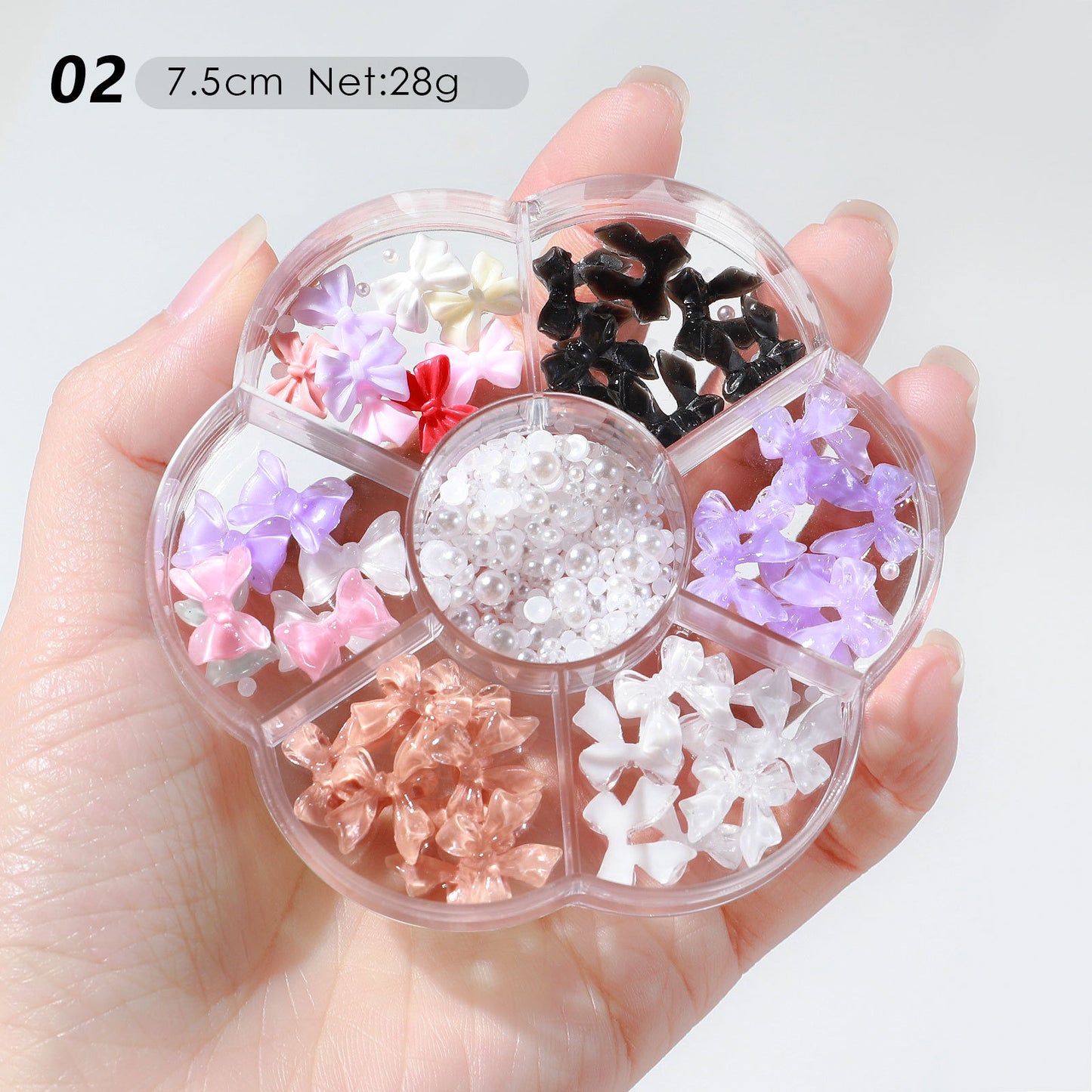 Nail Art Decorative Art Professional Seven Grid Of Mixed Accessories