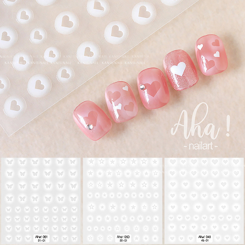 1pcs Nail Decoration Sticker Aha Nail Art