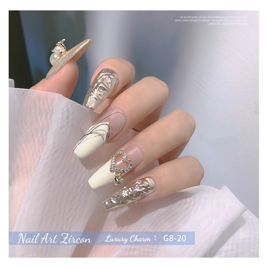 Nail Art Jewelry Luxury Charm Zircon 1Pcs