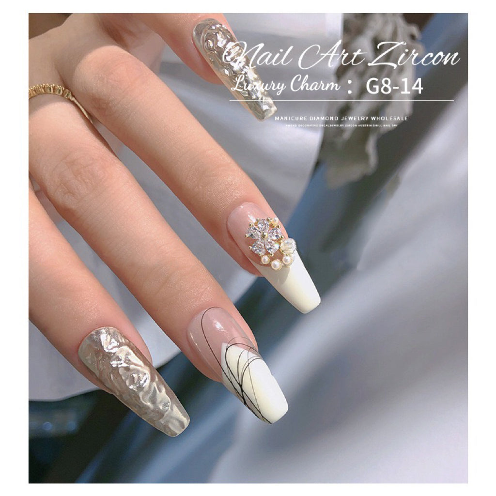 Nail Art Jewelry Luxury Charm Zircon 1Pcs