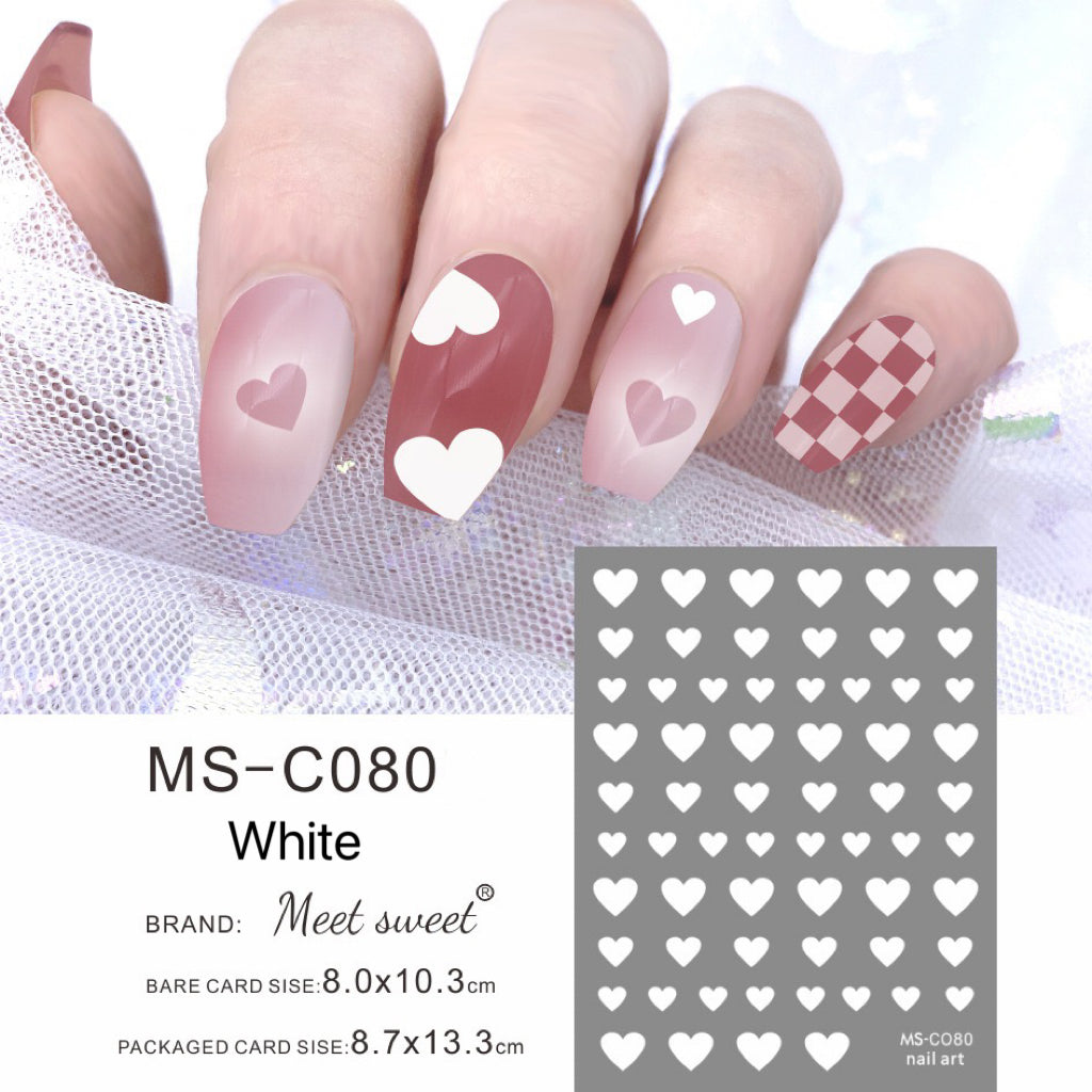 Star Love Nail Stickers Nail Art Decoration