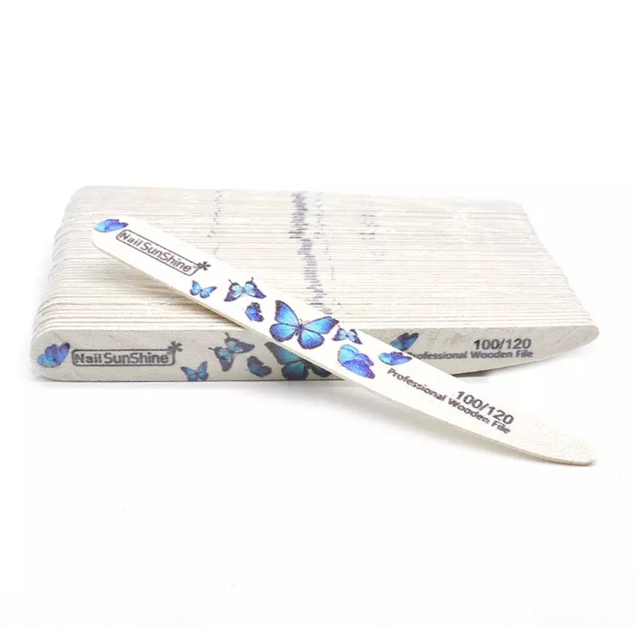 Double-sided Butterfly Professional Wood Nail File