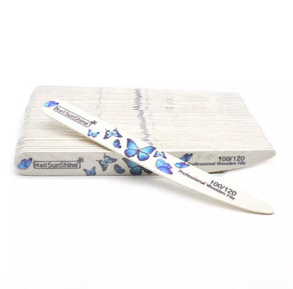 Double-sided Butterfly Professional Wood Nail File