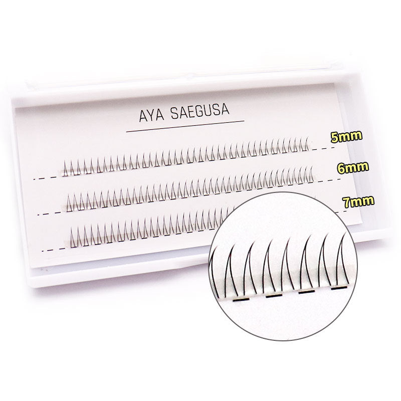 A/V Type Lower Eyelashes 5/6/7mm Mix Fairy Bottom Lashes