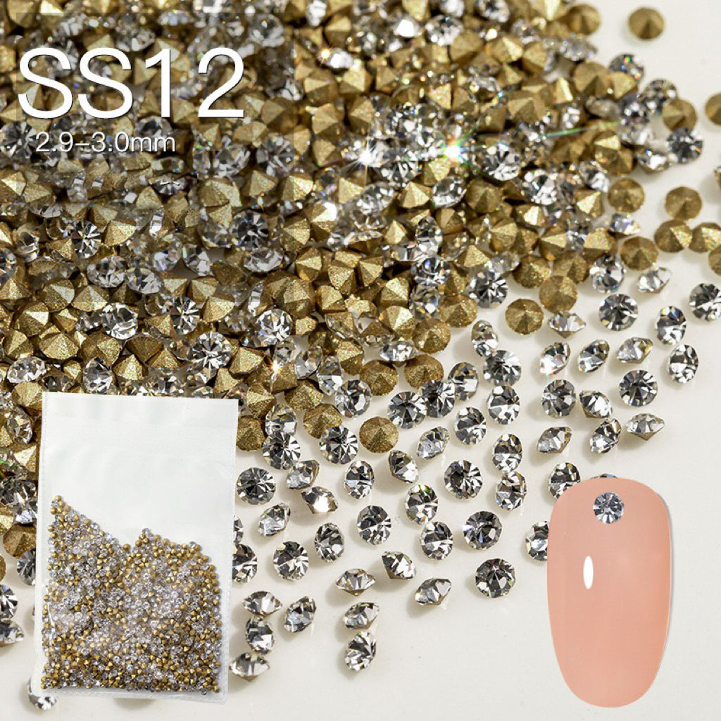 SS3-SS12 Clear Crystal 1Bag/1440pcs