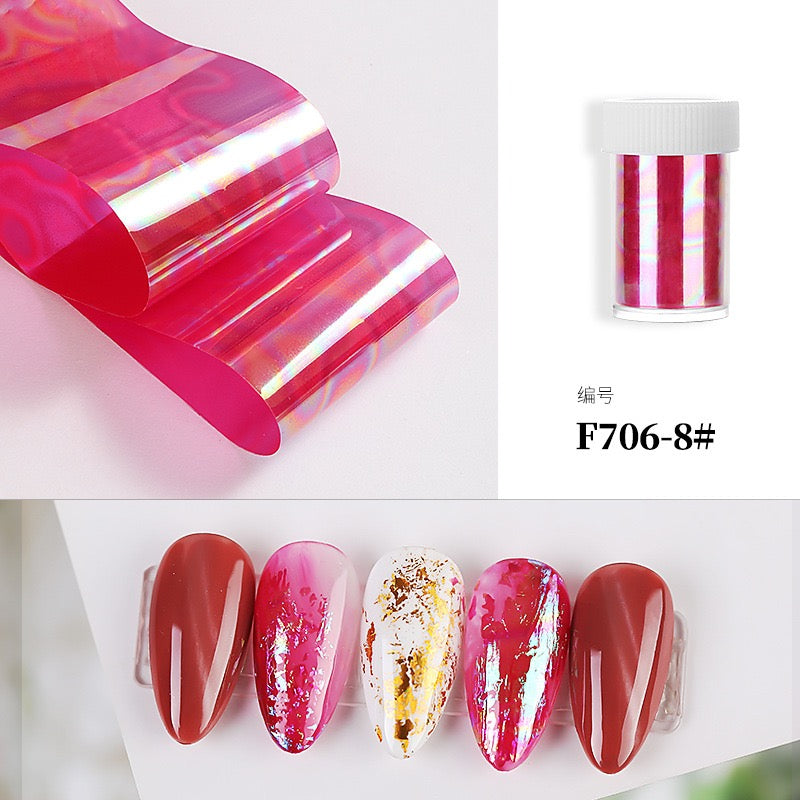 1Pcs Foils Paper Nail Art Paper Decoration Sticker