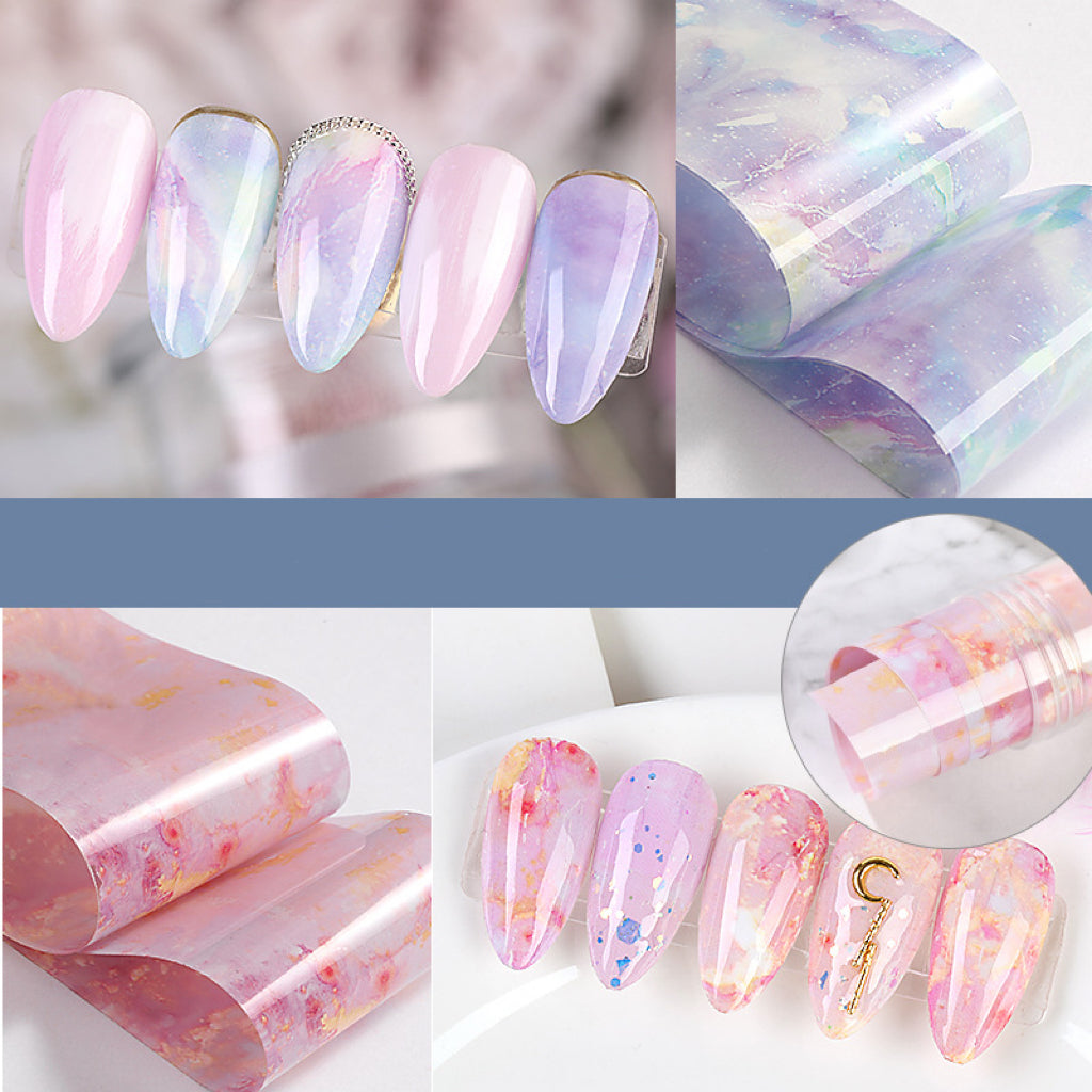 1Pcs Foils Paper Nail Art Paper Decoration Sticker