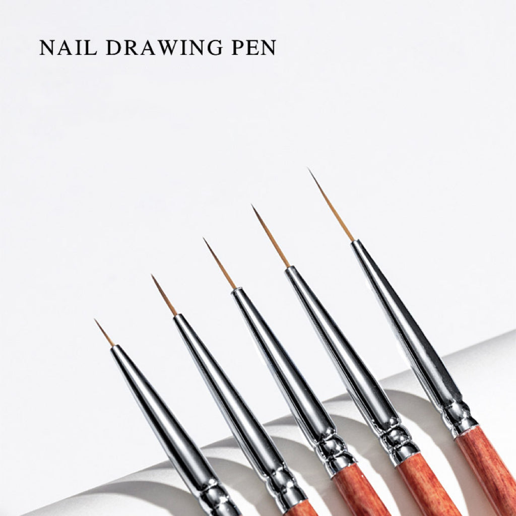 Nail Drawing Pen 5Pcs/Set