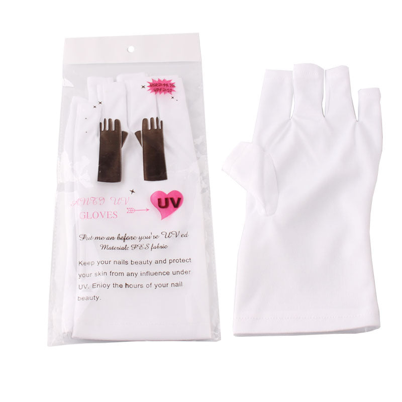 Anti UV Nail Gloves UV Gel Shield Glove