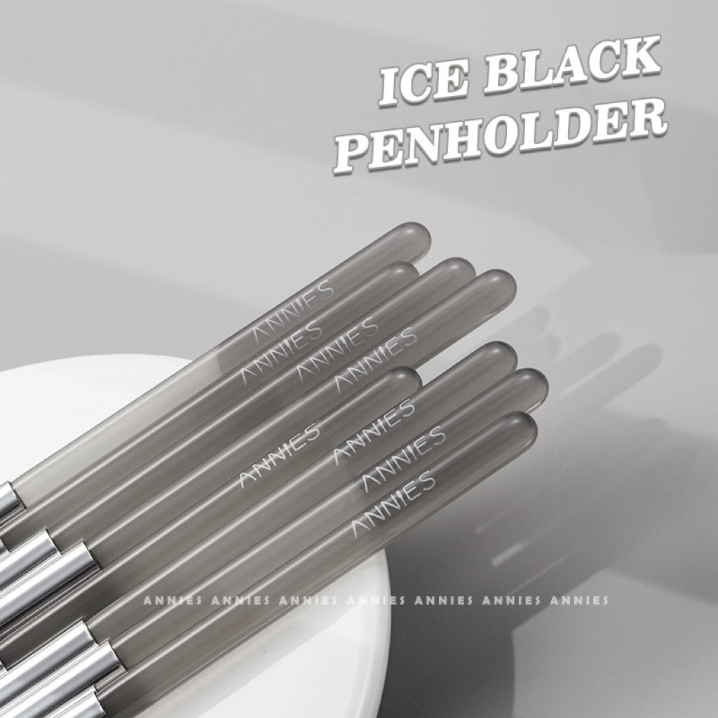 Ice Black Penholder Practical Nail Art Pen 1Pcs