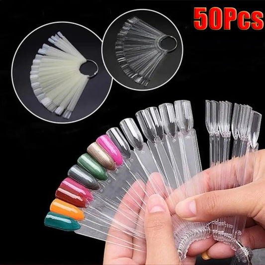 50 Pcs False Nail Polish Display