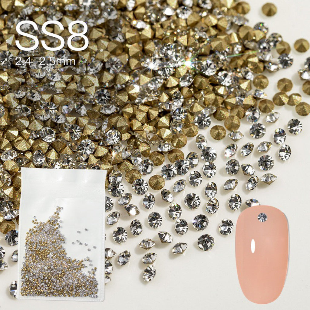 SS3-SS12 Clear Crystal 1Bag/1440pcs