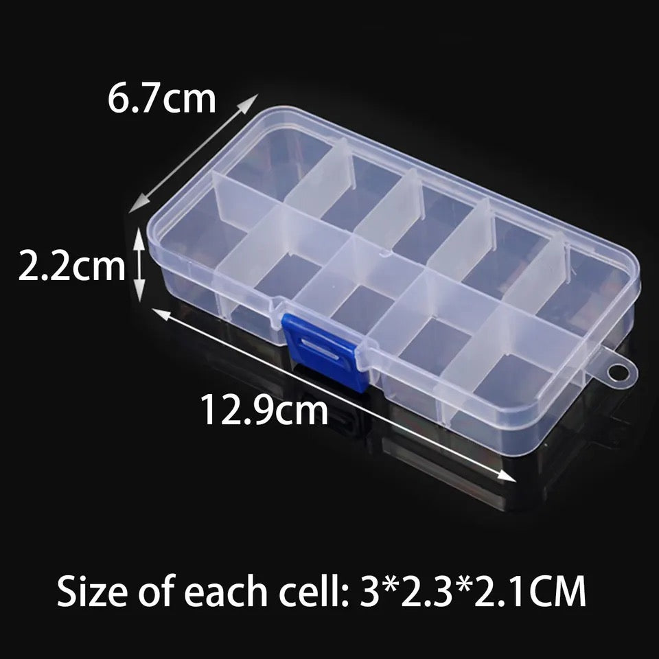 10Grids Plastic Storage Box